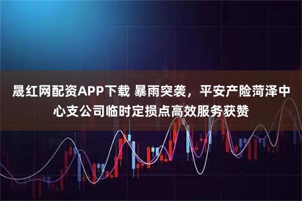 晟红网配资APP下载 暴雨突袭，平安产险菏泽中心支公司临时定损点高效服务获赞